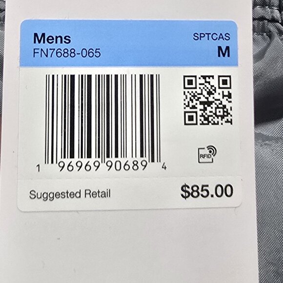 NWT $85 Nike Air Swoosh Woven Track Pants Grey Sz Medium FN7688 065 - Picture 5 of 5